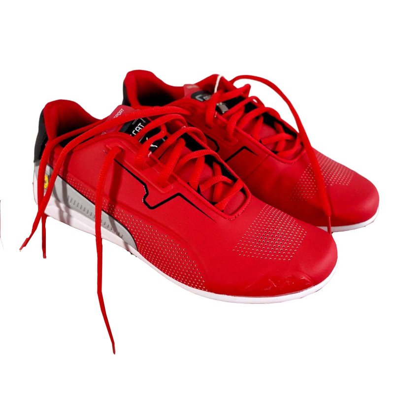 41號鞋Puma x Ferrari 法拉利保齡球鞋波鞋跑鞋 韓星ROSE著同款鞋 - 男牛津鞋/樂福鞋 - 真皮 紅色
