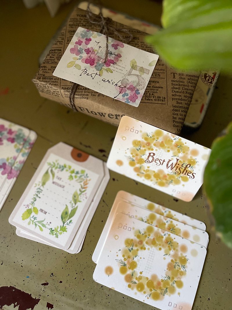 Miss one flower : MEMO CARD & STICKER - Stickers - Paper Multicolor