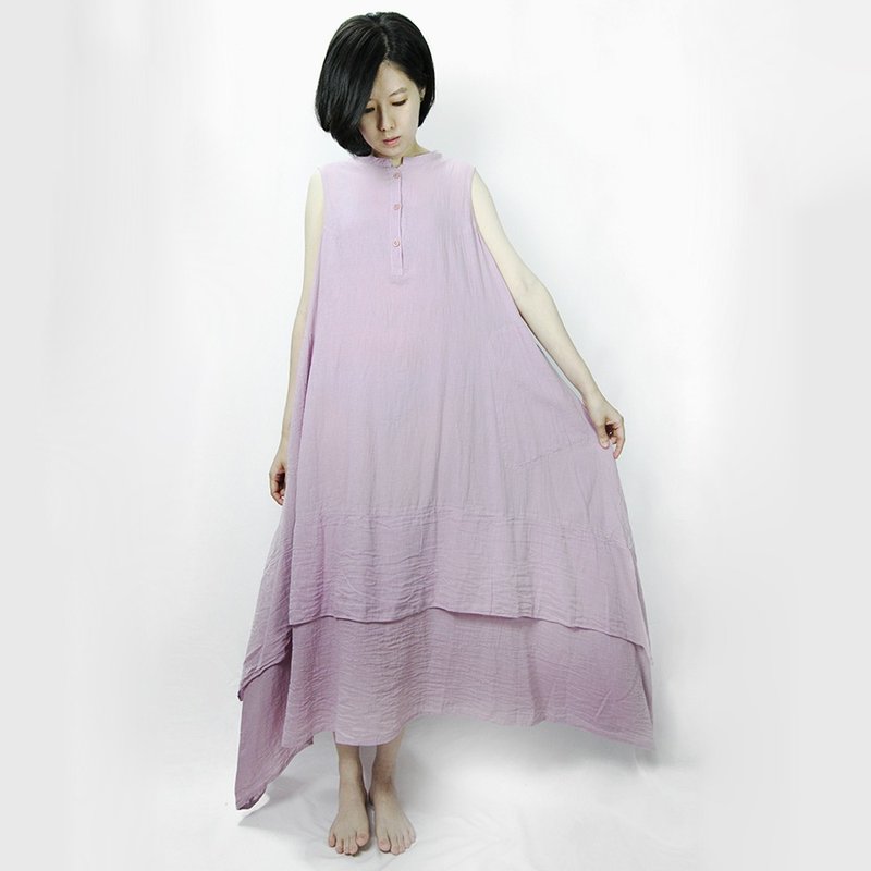 [Slow sound] A cloud on the horizon regenerates - One Piece Dresses - Cotton & Hemp 