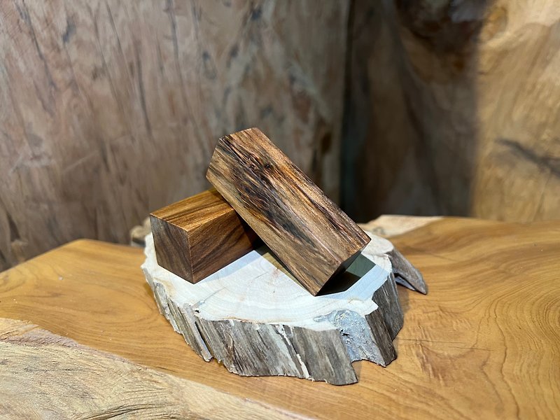 Taiwan Xiao Nan wood seal - Wood, Bamboo & Paper - Wood Brown