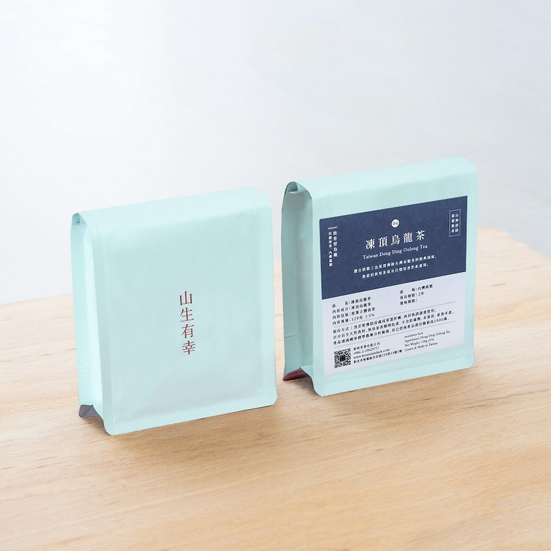 【Dong Ding Oolong Tea】whole leaf tea 240g - ชา - อาหารสด สีน้ำเงิน