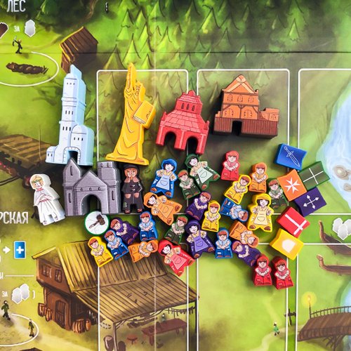 Holy Tokens 貼紙包與西方建築師棋盤遊戲相容