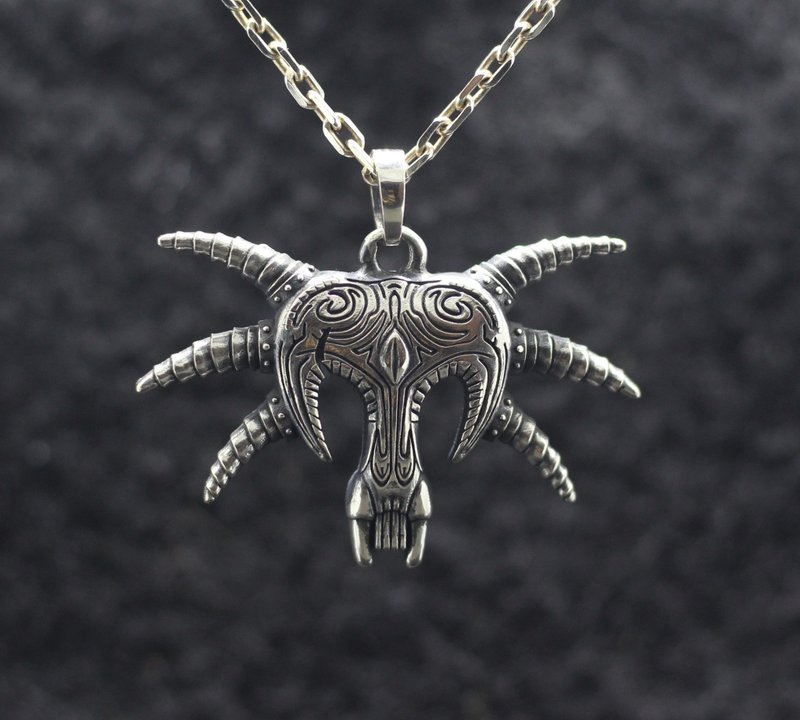 Sleeper Pendant inspired by Gothic Krushak type 2 - 項鍊 - 純銀 銀色