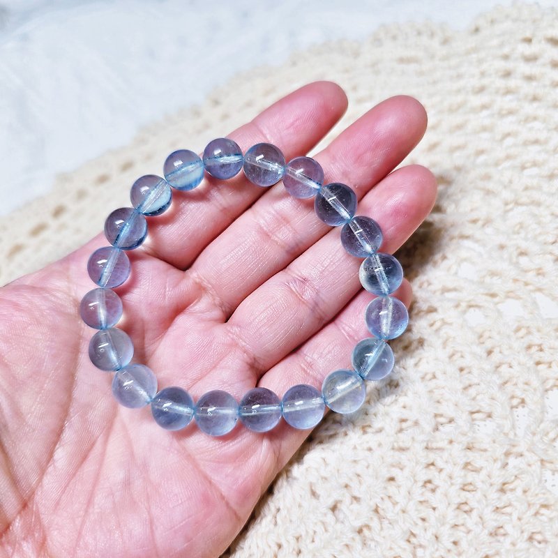 Natural high quality aquamarine bracelet - Bracelets - Crystal 