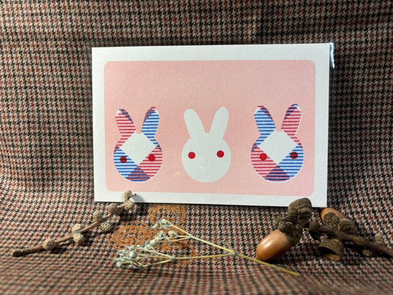 Postcard Rabbit - การ์ด/โปสการ์ด - กระดาษ 