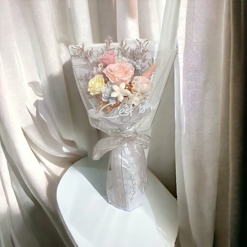 Picnic bouquet spring bouquet small travel bouquet preserved flower dried flower - ช่อดอกไม้แห้ง - พืช/ดอกไม้ 