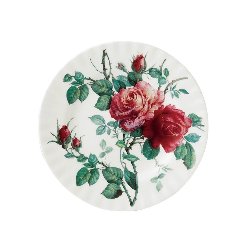 UK RK | English Rose English Rose Dessert Plate 20 cm - Plates & Trays - Porcelain Pink