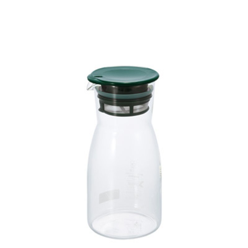 HARIO Green Seedling Mini Cold Soak Pot/MDM-7DG - Teapots & Teacups - Glass Transparent