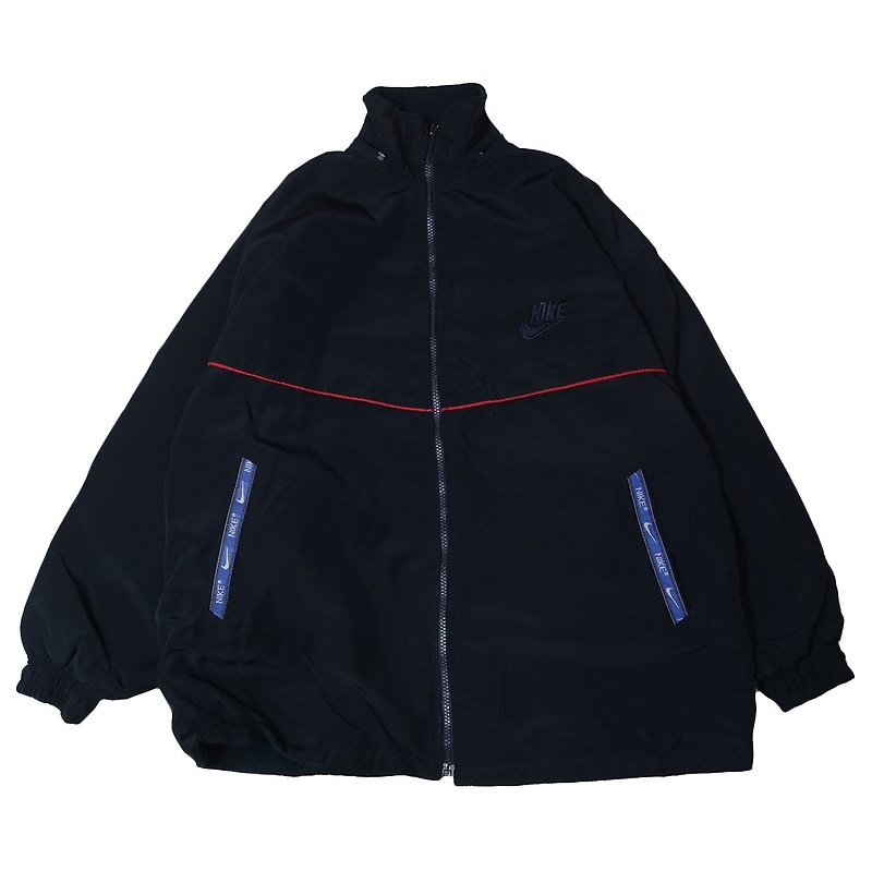 -Liangguangshi Vintage -NIKE Brushed Reversible Jacket - Men's Coats & Jackets - Other Materials Black