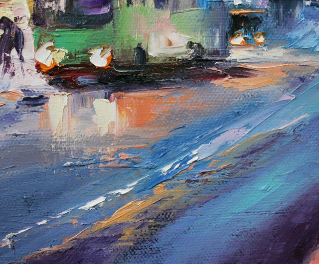 キャンバスアクリル画原画アート韓国