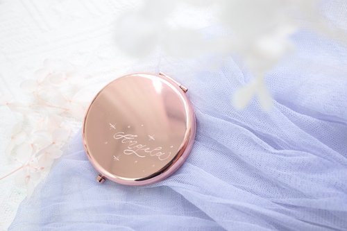 New product//Portable round mirror cosmetic mirror double-sided