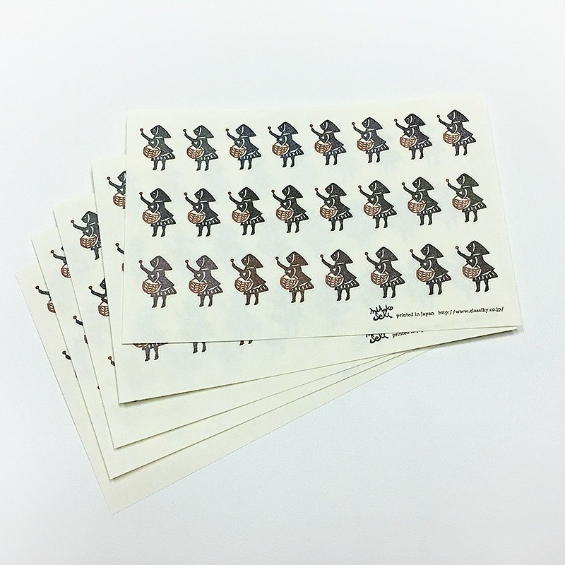 Classiky x Mihoko Seki Small Seal【The Little Match Girl (45333-05)】 - Stickers - Paper Multicolor