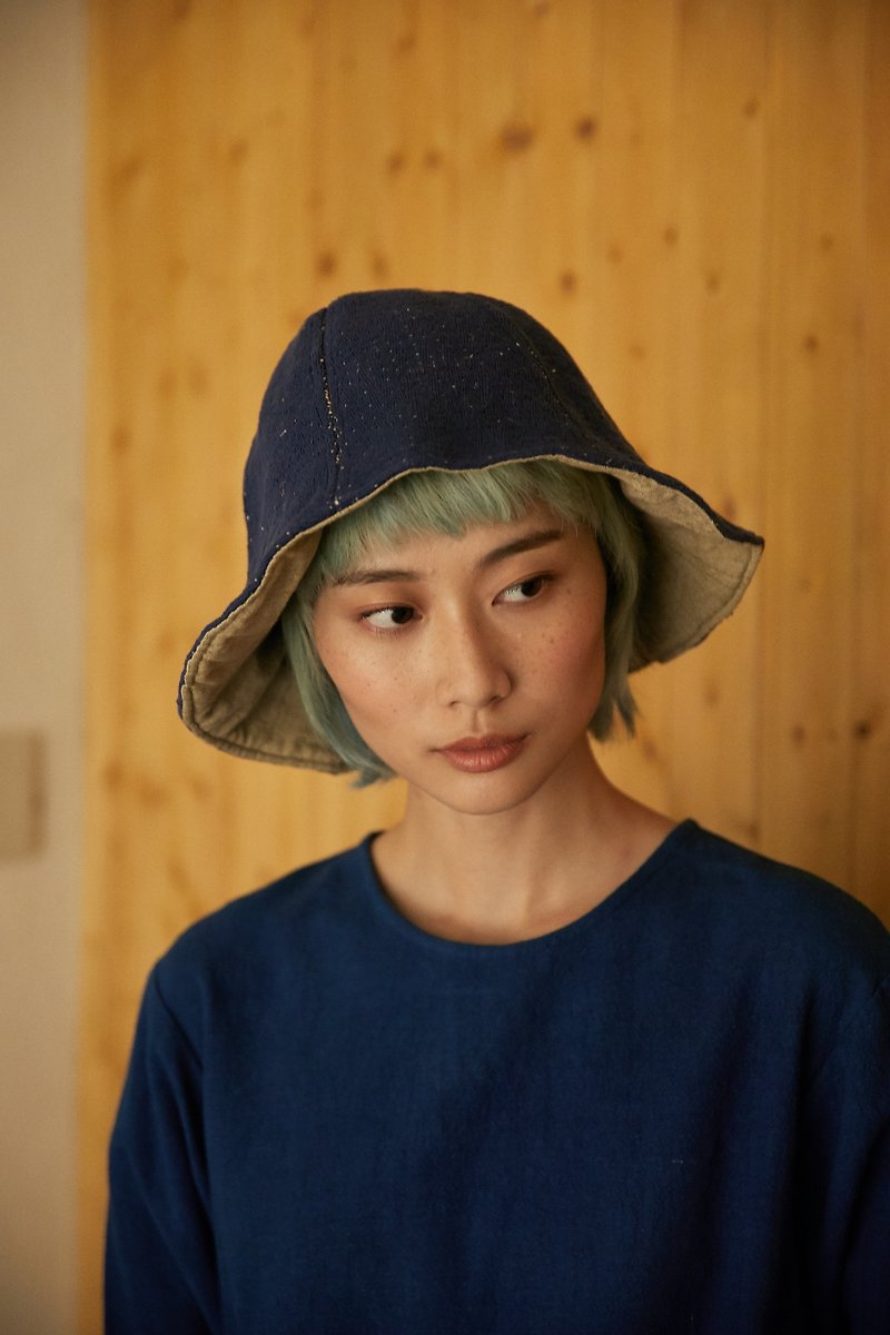 petal hat-fair trade - Hats & Caps - Cotton & Hemp Blue