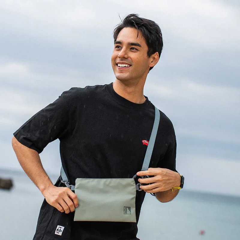 全境防水 側背包  POUCH TOGO2_WR  龍井綠  1.6L - 側背包/斜背包 - 聚酯纖維 綠色