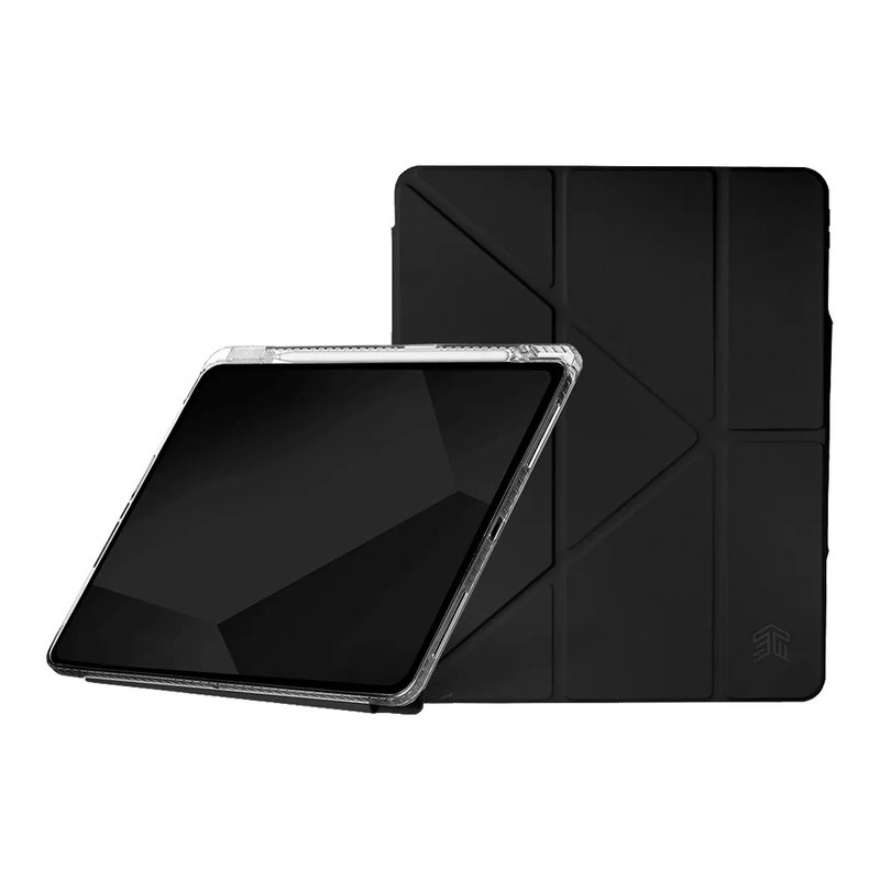 STM OPP iPad Air 13吋 (M2) 多角度折疊防摔保護殼 (黑) - 平板/電腦保護殼/保護貼 - 塑膠 黑色