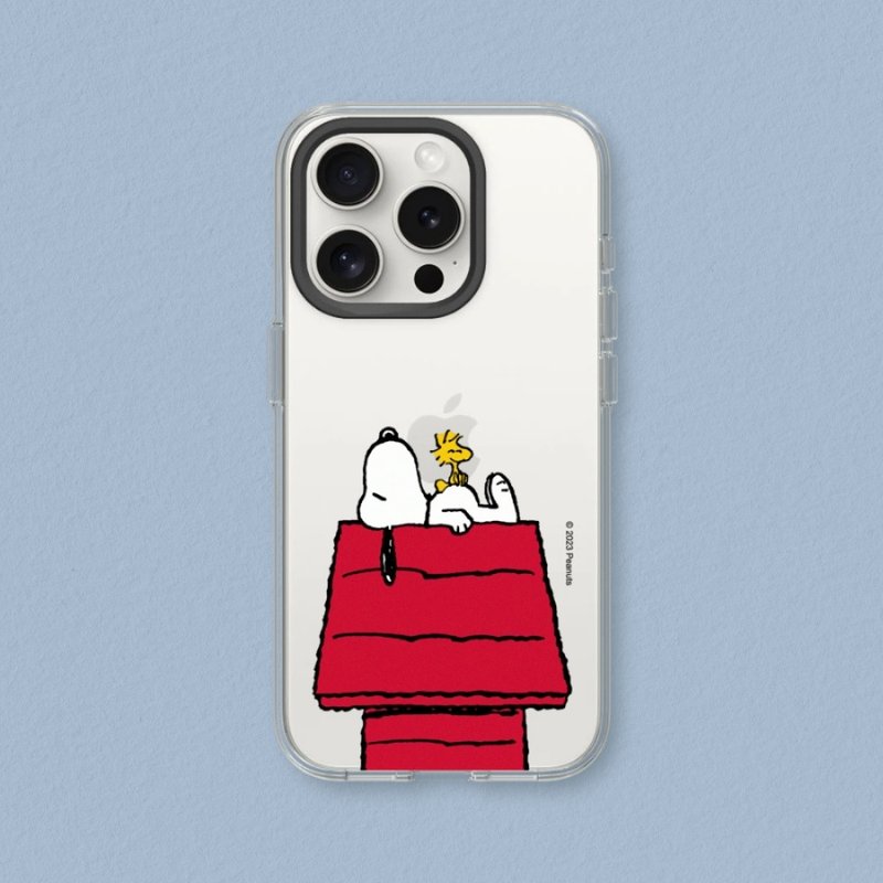 Clear transparent anti-fall phone case∣Snoopy Snoopy/Snoopy's lazy time for iPhone - Phone Accessories - Plastic Multicolor