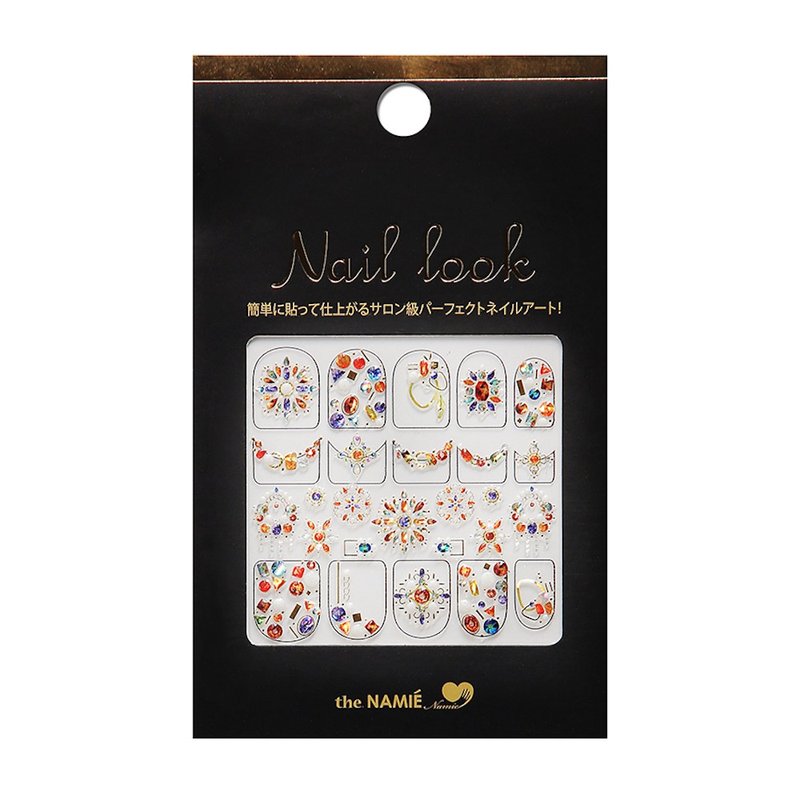 【 DIY 美甲】Nail Look 美甲裝飾藝術貼紙 異國風情胸針 - 指甲油/指甲貼 - 紙 金色