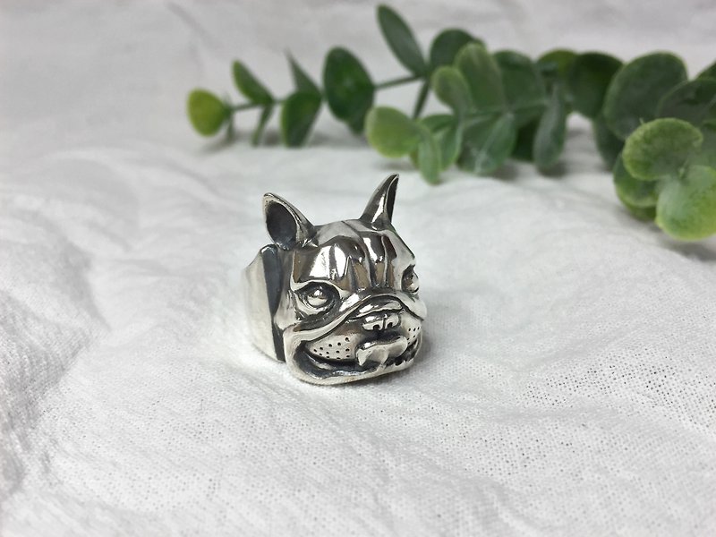 a playful spell that sticks out the tongue - silver ring - General Rings - Sterling Silver Silver