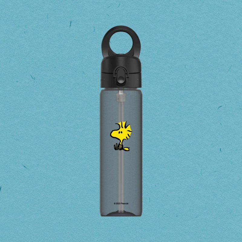 アクアスタンド マグネット式ウォーターボトル トライタン（ストロー付き） | スヌーピー/クラシック - ウッドストック - スマホスタンド・イヤホンジャック - プラスチック 多色