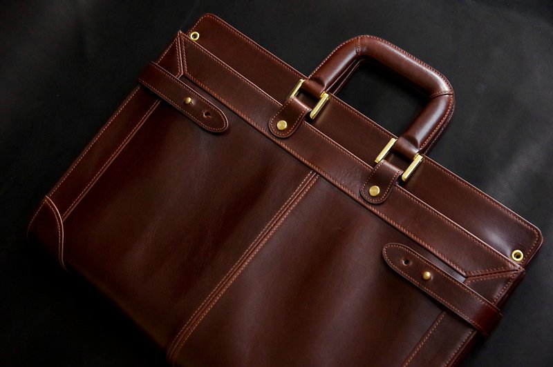 Gentleman briefcase - กระเป๋าเอกสาร - หนังแท้ 