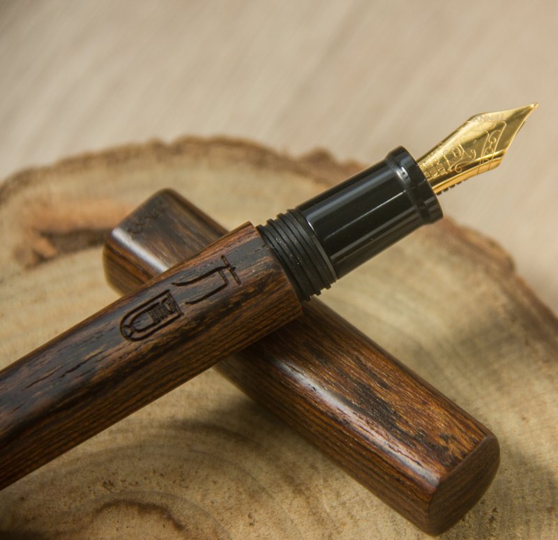 [One generation radius] Handmade wooden pen - ปากกาหมึกซึม - ไม้ 