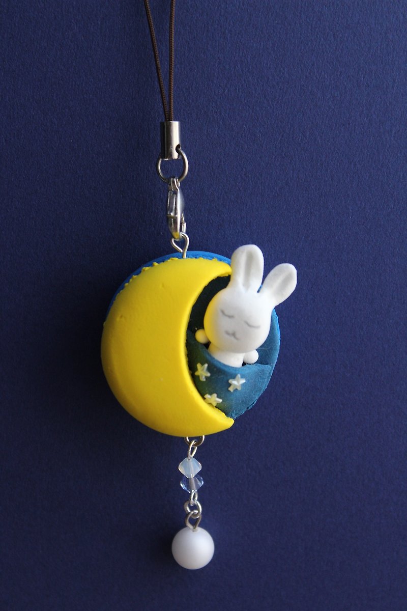 Goody bag Star Rabbit Strap (2 pcs) - ที่ห้อยกุญแจ - ดินเหนียว สีน้ำเงิน