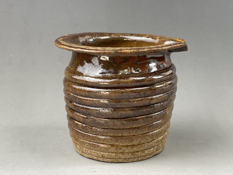 台灣【花器茶海】陶藝手作釉變005 - 茶壺/茶杯/茶具 - 陶 咖啡色
