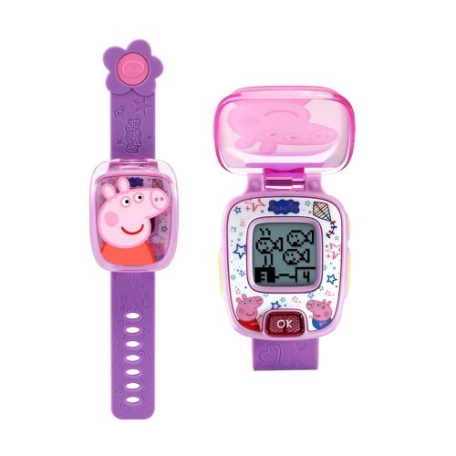 Vtech Toys 臺灣代理 Vtech 粉紅豬小妹-多功能遊戲學習手錶-粉