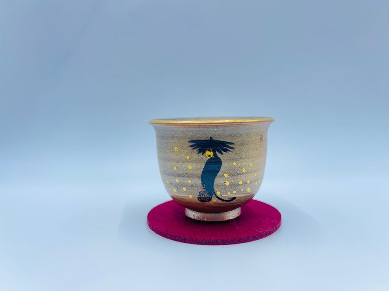 柴燒手繪杯 - 茶壺/茶杯/茶具 - 陶 白色