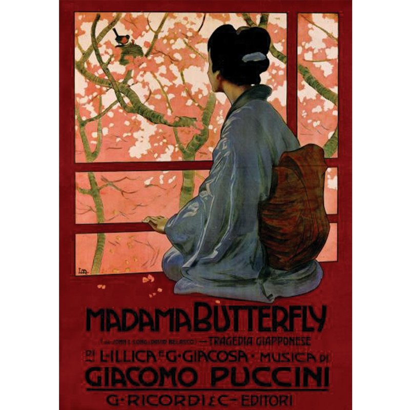 Italy IFI Poster Madame Butterfly - ตกแต่งผนัง - กระดาษ หลากหลายสี