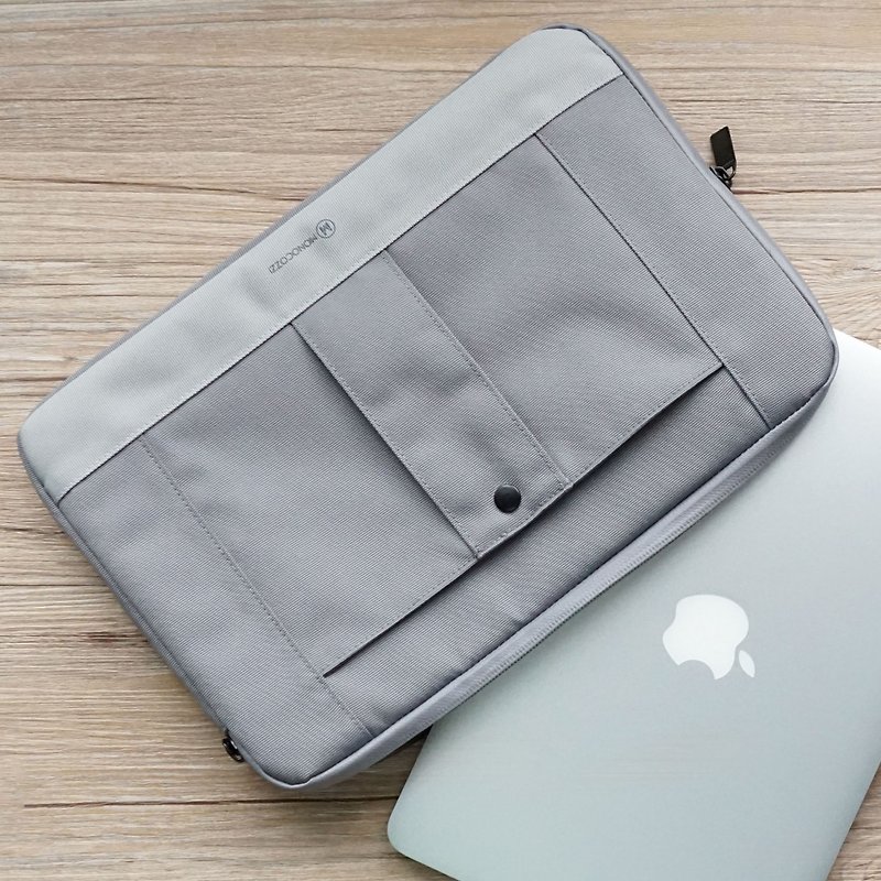 GRITTY | SLEEVE FOR MACBOOK PRO 15" RETINA - GREY - Tablet & Laptop Cases - Other Materials Gray
