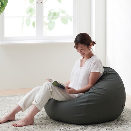 好禾有限公司 日本hanalolo 洋蔥式懶骨頭沙發椅(皮革款)-170L