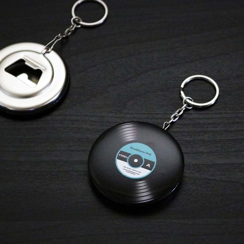 Vinyl Record openner - key ring (5 colors) - Keychains - Other Metals 