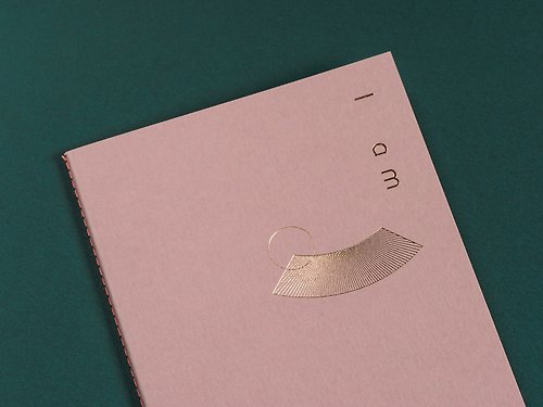 森日禮Sunngift 簡約設計系列筆記本-玫瑰粉