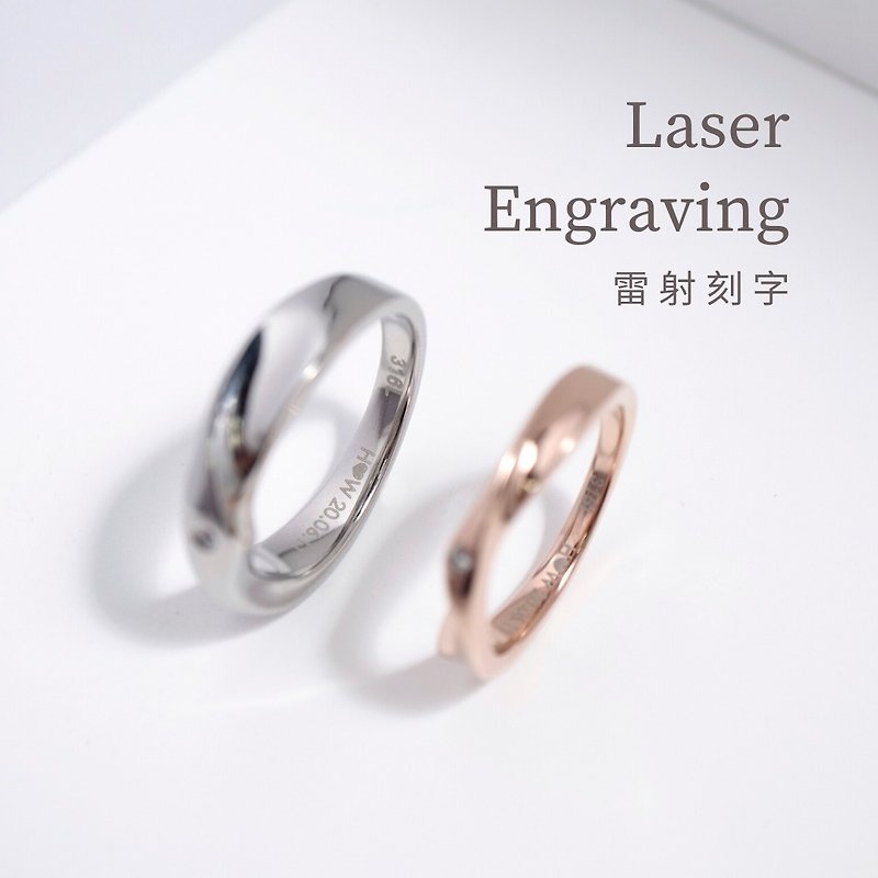 [Laser Engraving] is for additional purchase only (please purchase this product if your jewelry needs engraving) - Metalsmithing/Accessories - Other Materials White