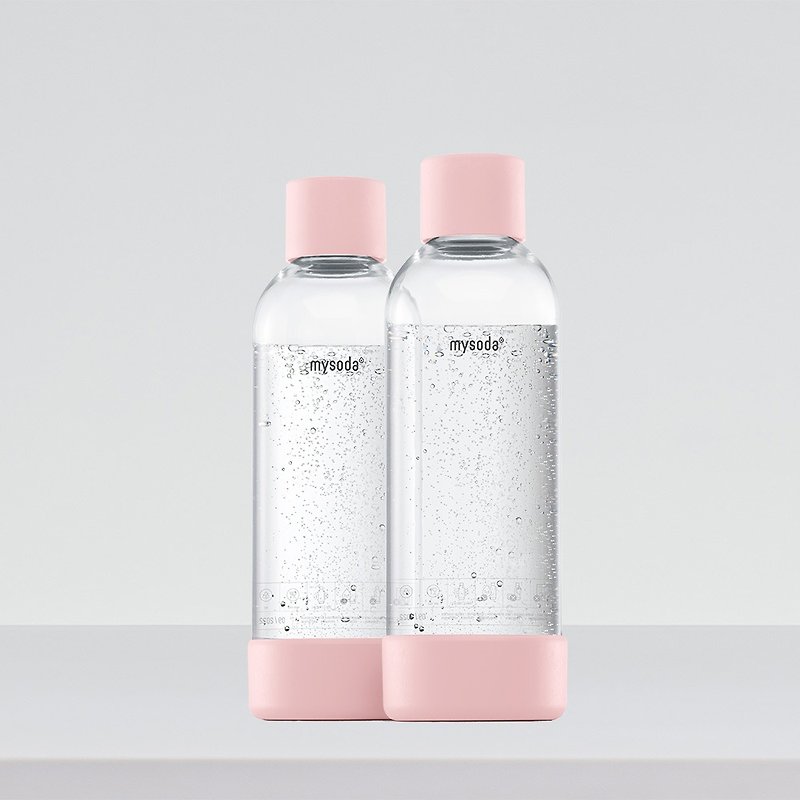 Finland【mysoda】1L special water bottle-2 into-powder - Pitchers - Other Materials Pink