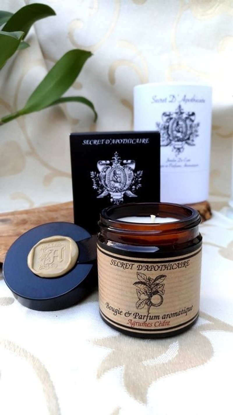Secret d'Apothicaire Fragrance Candle - Cedar Citrus 60ml - น้ำหอม - ขี้ผึ้ง 
