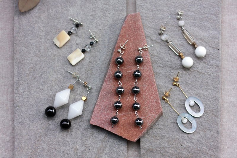 Goody Bag - Gorgeous Earrings Set / Original Price 3010 Blessing Bag Price 1750 - Earrings & Clip-ons - Gemstone Multicolor