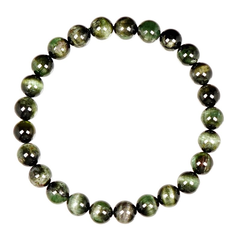 Tourmaline Cat Eyes 7-7.3mm Bracelet - สร้อยข้อมือ - เครื่องประดับพลอย หลากหลายสี