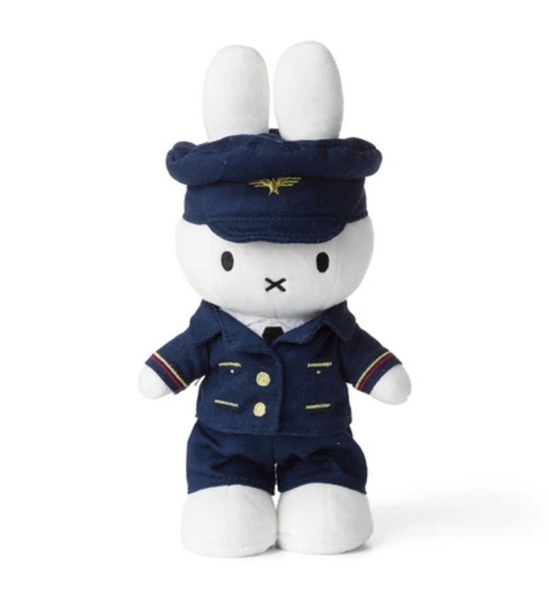 Miffy 米飛兒飛機師 - 寶寶/兒童玩具/玩偶 - 棉．麻 