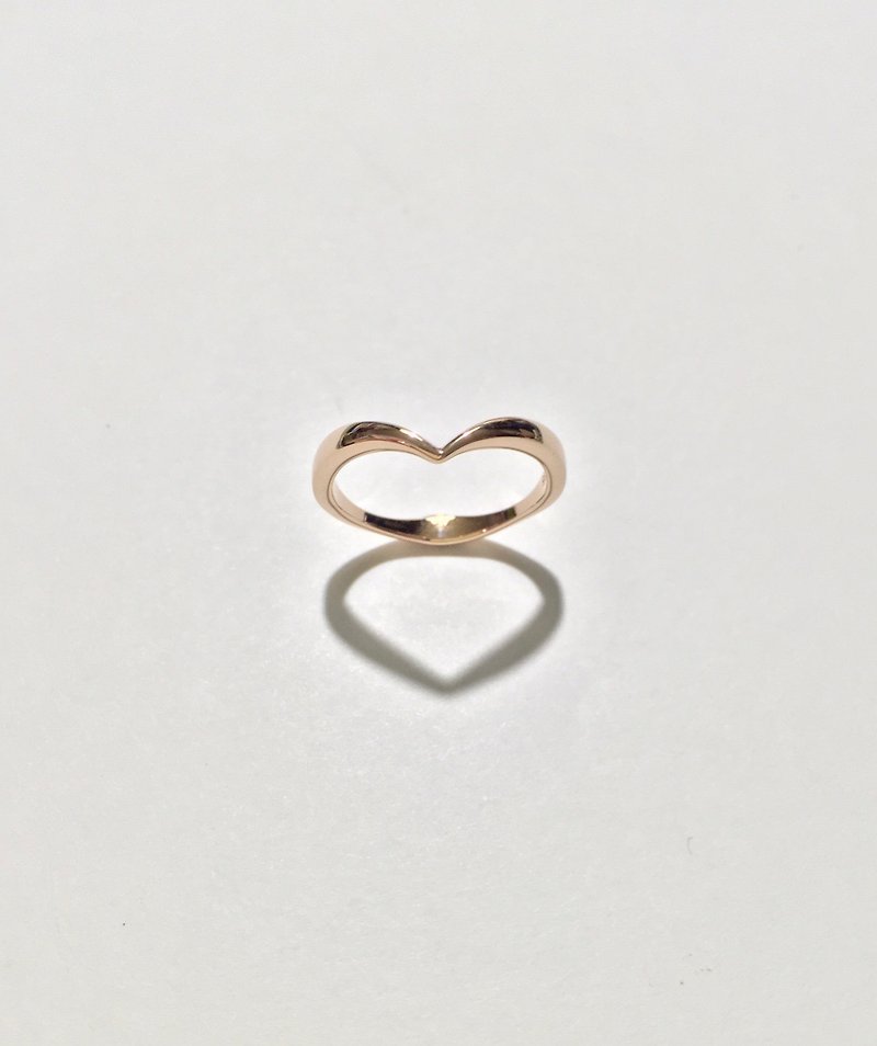 Yi Jewelry - Love Ring Rose Gold 14K - General Rings - Rose Gold Gold