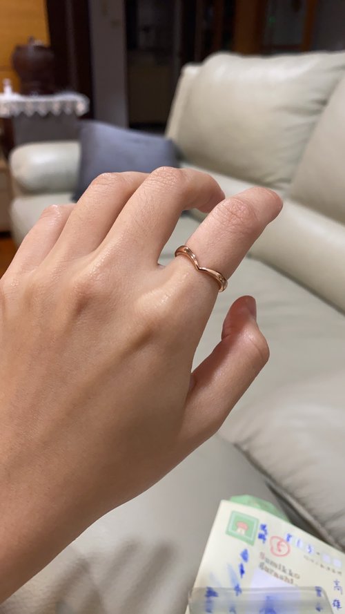 Yi Jewelry - Love Ring Rose Gold 14K