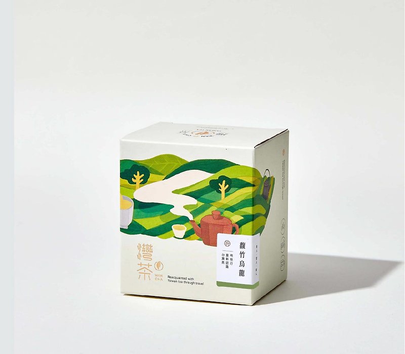 【富竹烏龍茶】フレグランスウーロンティーバッグ | 竹の香り | エレガントフローラルの香り - ケーキ・デザート - 紙 