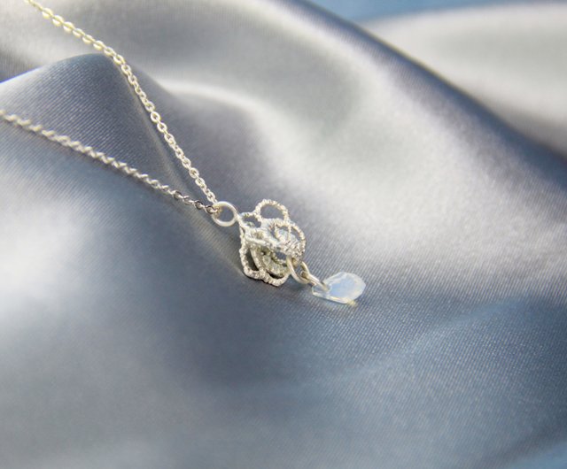 ★新品★ 良質 グリーン アメジスト ネックレス クラウンモチーフ 刻有 [3.00ct][返金対応可] Pt bm-002 ｍ-158(1) ☆新品☆ 良質 グリーン アメジスト ネックレス クラウンモチーフ 刻有