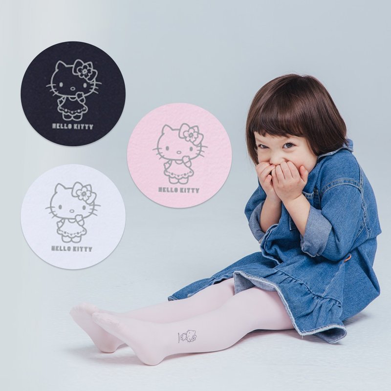 【ONEDER旺達】Hello Kitty兒童韻律褲襪 天鵝絨芭蕾舞襪 台灣製 - 襪子 - 其他材質 