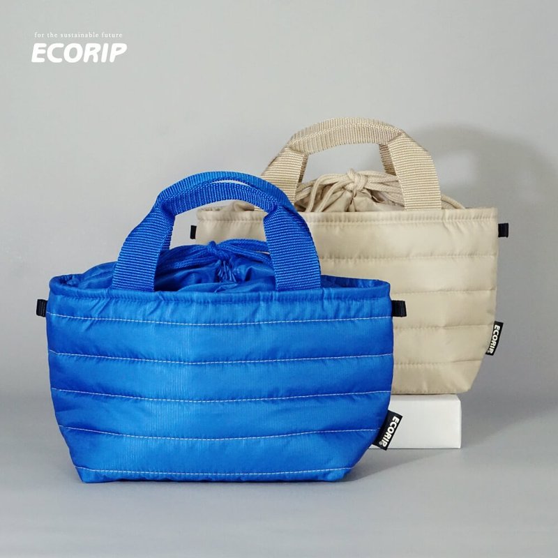 Ecorip Ultra Light Drawstring Tote Bag XS Cooler Thermal Pouch Lunchbox Japan - Other - Eco-Friendly Materials Multicolor