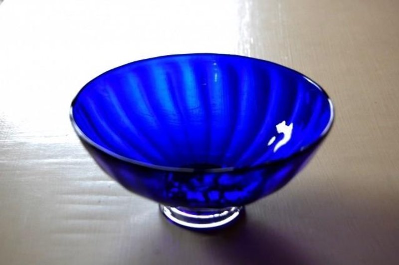 瑠璃高台鉢 - 茶碗・ボウル - ガラス 