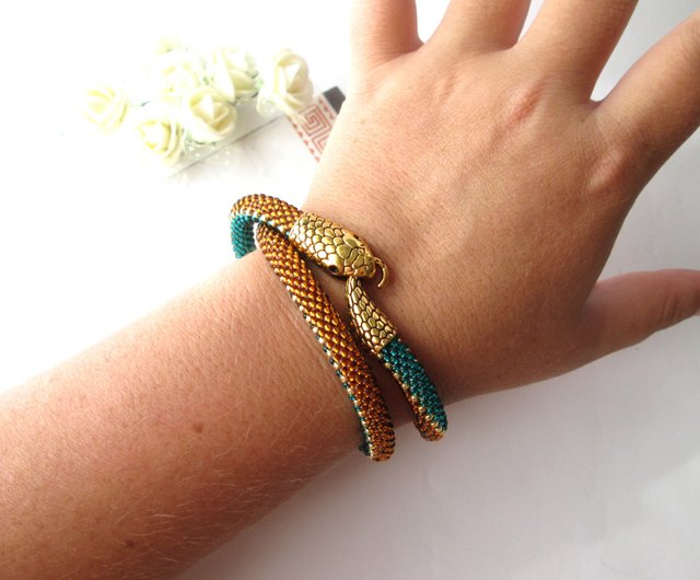 Slytherin Snake Wrist Bracelet