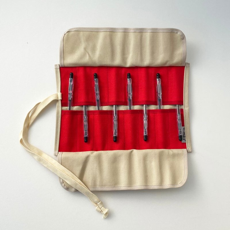 Roll Pen Case Transformation - Pencil Cases - Cotton & Hemp Brown