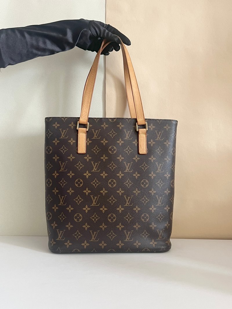 Louis Vuitton Vivian GM 手提包側肩包 日本中古vintage - 手提包/手提袋 - 真皮 咖啡色